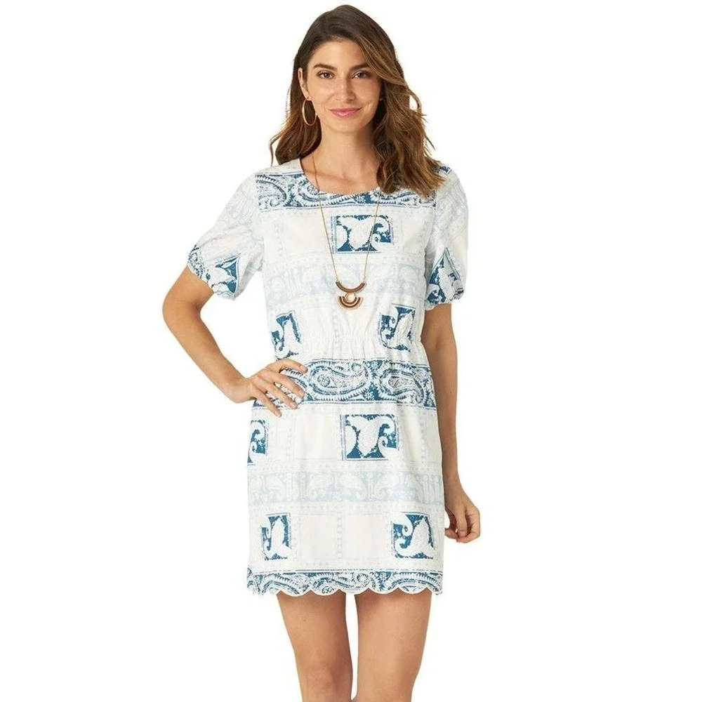 Wrangler Retro Americana Scalloped Hem Dress